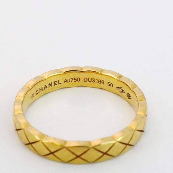 Chanel Coco Crush Ring, 18K Yellow Gold, #50, Women's - Picture 4 of 6